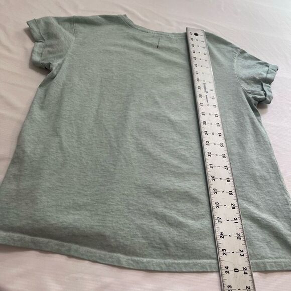 ALLSAINTS Green Mint T-Shirt Size 8 - Picture 7 of 7